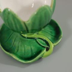 Set of 6 Minton Majolica Lily Egg Cups - 2570893