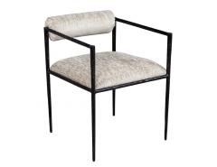 Set of 6 Modern Metal Dining Chairs - 2767286