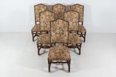 Set of 6 Os De Mouton Beech Tapestry Chairs - 2081248