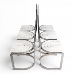 Set of 6 Postmodern Allmilm Dining Chairs 1980 - 4749807