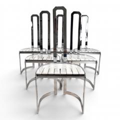 Set of 6 Postmodern Allmilm Dining Chairs 1980 - 4749808