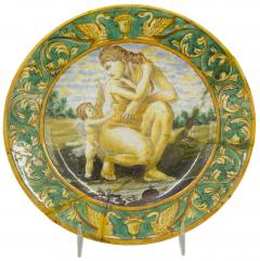 Set of 6 Renaissance Style Majolica Porcelain Plates - 4643912