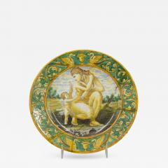 Set of 6 Renaissance Style Majolica Porcelain Plates - 4643913
