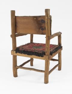 Set of 6 Rustic Adirondack Arm Chairs - 558675