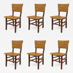 Set of 6 Rustic Old Hickory Side Chairs - 551058