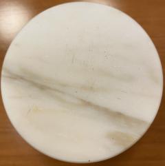 Set of 6 Short Carrara Marble Glasses Italy - 1591332