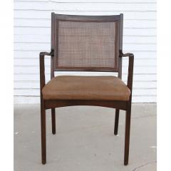 Set of 6 Swedish Dining Chairs Attributed to Karl Erik Ekselius in Teak and Cane - 2598001