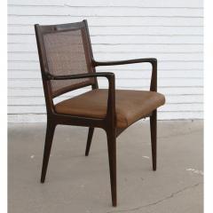 Set of 6 Swedish Dining Chairs Attributed to Karl Erik Ekselius in Teak and Cane - 2598004