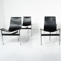 Set of 6 T Chairs by Douglas Kelly Ross Littell and William Katavolos 1950s - 4098479