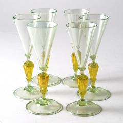 Set of 6 Venetian Morano Glass Aperitifs - 139724