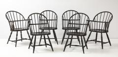 Set of 6 Vintage Metal Windsor Chairs - 3934631