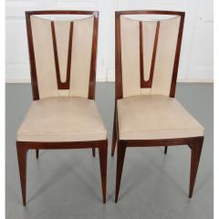 Set of 6 Vintage Upholstered Dining Chairs - 2483311