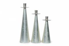 Set of 6 Wilsons Carmel Mid Century American Silver Leaf Candlesticks - 4657948