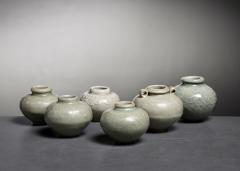 Set of 6 Yuan Ming dynasty jarlets - 4729956