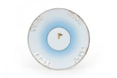 Set of 7 French Victorian Porcelain Teacups and Saucers - 4200531