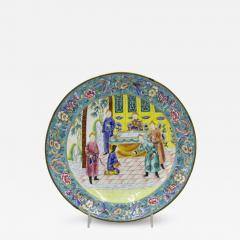 Set of 8 Chinese Enamel Plates - 4412378