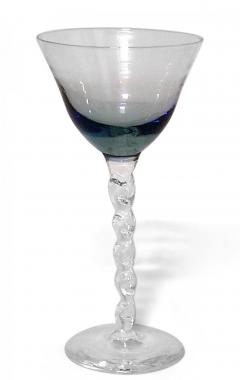 Set of 8 Color Crystal Wine Glasses - 4671103