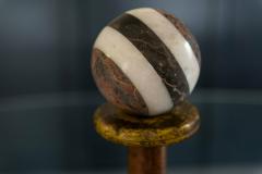 Set of 8 Decorative French Early 20th Century Marble Spheres Balls - 1967460