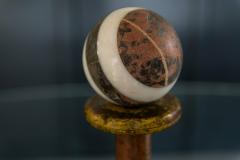 Set of 8 Decorative French Early 20th Century Marble Spheres Balls - 1967461