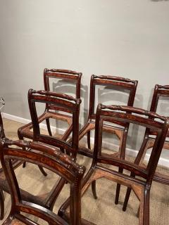 Set of 8 Early 19th Century Dutch Marquetry Dining Chairs - 2550101