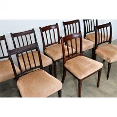 Set of 8 English 19th Century H O Peers Mahogany Dining Chairs - 4798340