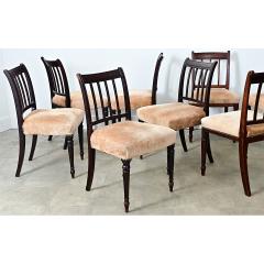 Set of 8 English 19th Century H O Peers Mahogany Dining Chairs - 4798359