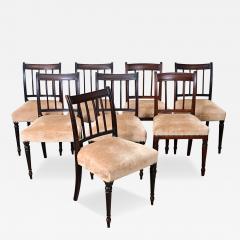 Set of 8 English 19th Century H O Peers Mahogany Dining Chairs - 4801200