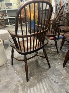 Set of 8 English Windsor Armchairs - 4207549