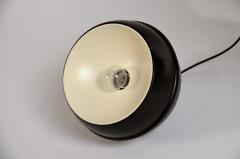 Set of 8 French 60s Black Globe Pendants - 977744