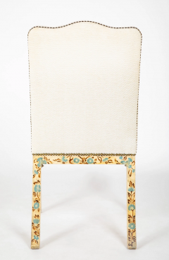 Set of 8 George III Style Dining Chairs with Paint Decorated Surfaces - 2915691