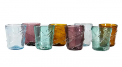 Set of 8 Italian Handmade Murano Glasses - 3051927