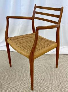 Set of 8 Mid Century Modern Dining Chairs Danish Niels Moller 1950s - 2879987