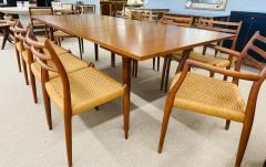 Set of 8 Mid Century Modern Dining Chairs Danish Niels Moller 1950s - 2879989