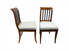 Set of 8 Neoclassical Biedermeier Chairs Walnut South Germany circa 1825 - 2124304