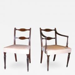 Set of 8 Regency Mahogany Dining Chairs - 2122723