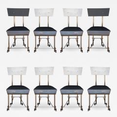 Set of 8 one of a kind modernist dining chairs - 974902