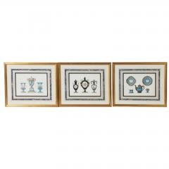 Set of 9 Edouard Garnier Framed Lithograph Prints of Sevres Porcelain - 4642914