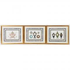 Set of 9 Edouard Garnier Framed Lithograph Prints of Sevres Porcelain - 4642915