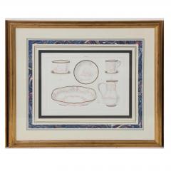 Set of 9 Edouard Garnier Framed Lithograph Prints of Sevres Porcelain - 4642917