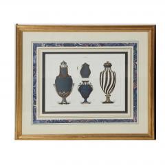 Set of 9 Edouard Garnier Framed Lithograph Prints of Sevres Porcelain - 4642919