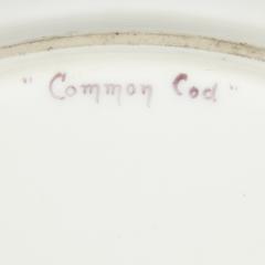 Set of Antique Coalport Porcelain Dinner Plates Depicting English Fish - 3318750
