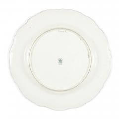 Set of Antique Coalport Porcelain Dinner Plates Depicting English Fish - 3318760
