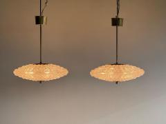 Set of Carl Fagerlund for Orrefors Pendant Light for Lyfa Denmark 1960s - 4319832