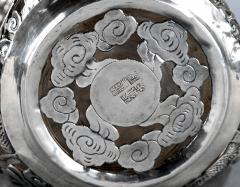 Set of Chinese Export Silver Overlay Bottle with Five Cordials Tianjin Wuhua - 1863592