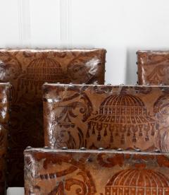 Set of Eight 18th Century Italian Walnut and Leather Dining Chairs - 4123972