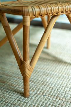 Set of Eight Bamboo Chairs 1970s - 4364988