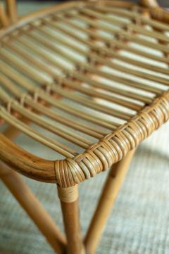 Set of Eight Bamboo Chairs 1970s - 4365002