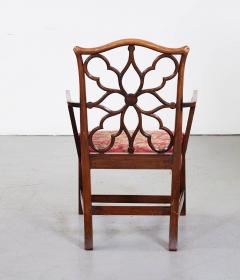 Set of Eight Chippendale Fretwork Dining Chairs - 2875196