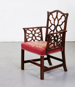Set of Eight Chippendale Fretwork Dining Chairs - 2875202