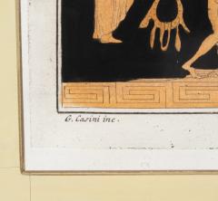 Set of Eight Colored Engravings Of Etruscan Vase Designs After William Hamilton - 4507018